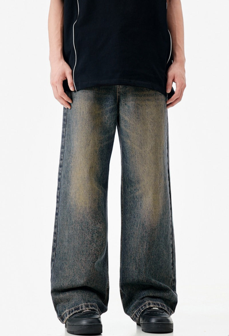 Heavyweight Wide Leg Denim Jeans