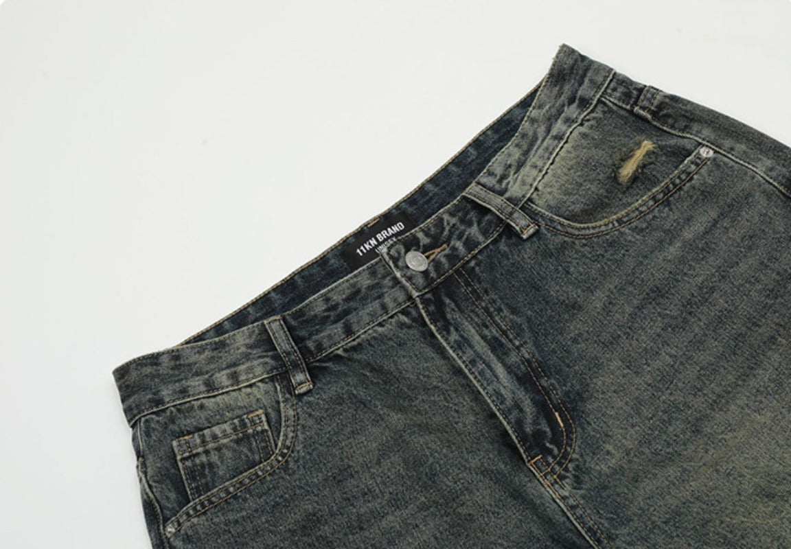 Heavyweight Wide Leg Denim Jeans