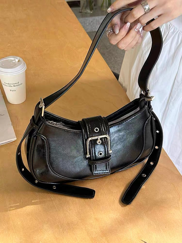 Stylish Buckle Shoulder Bag