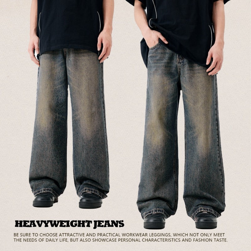 Heavyweight Wide Leg Denim Jeans