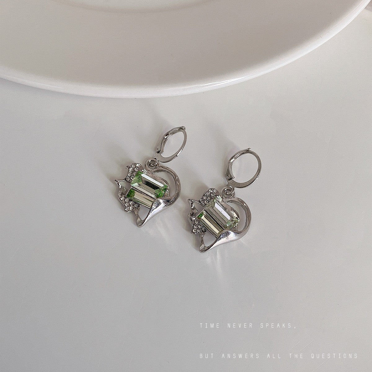 Metallic Square Earring