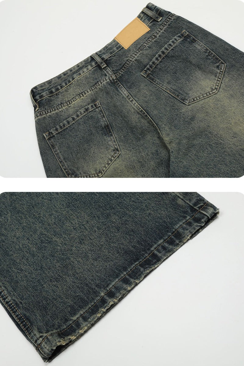 Heavyweight Wide Leg Denim Jeans