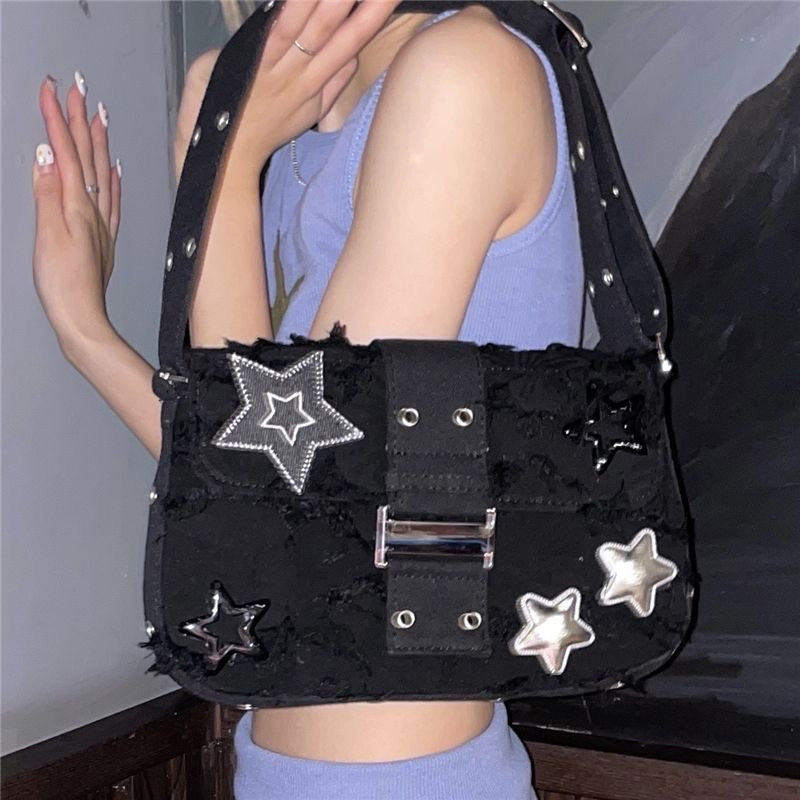 Silver Stars Shoulder Bag