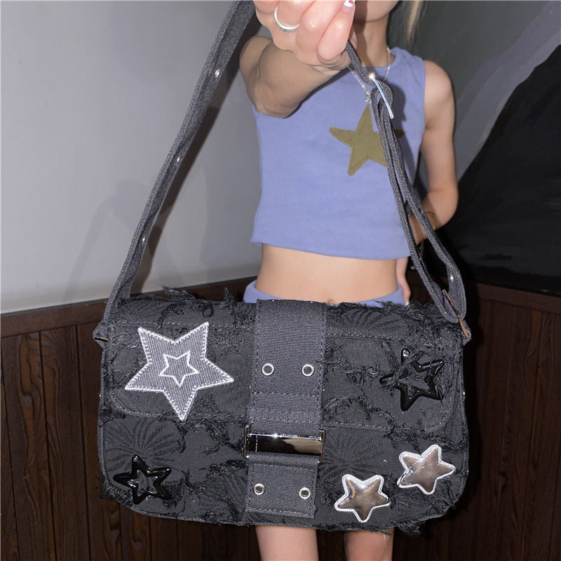 Silver Stars Shoulder Bag