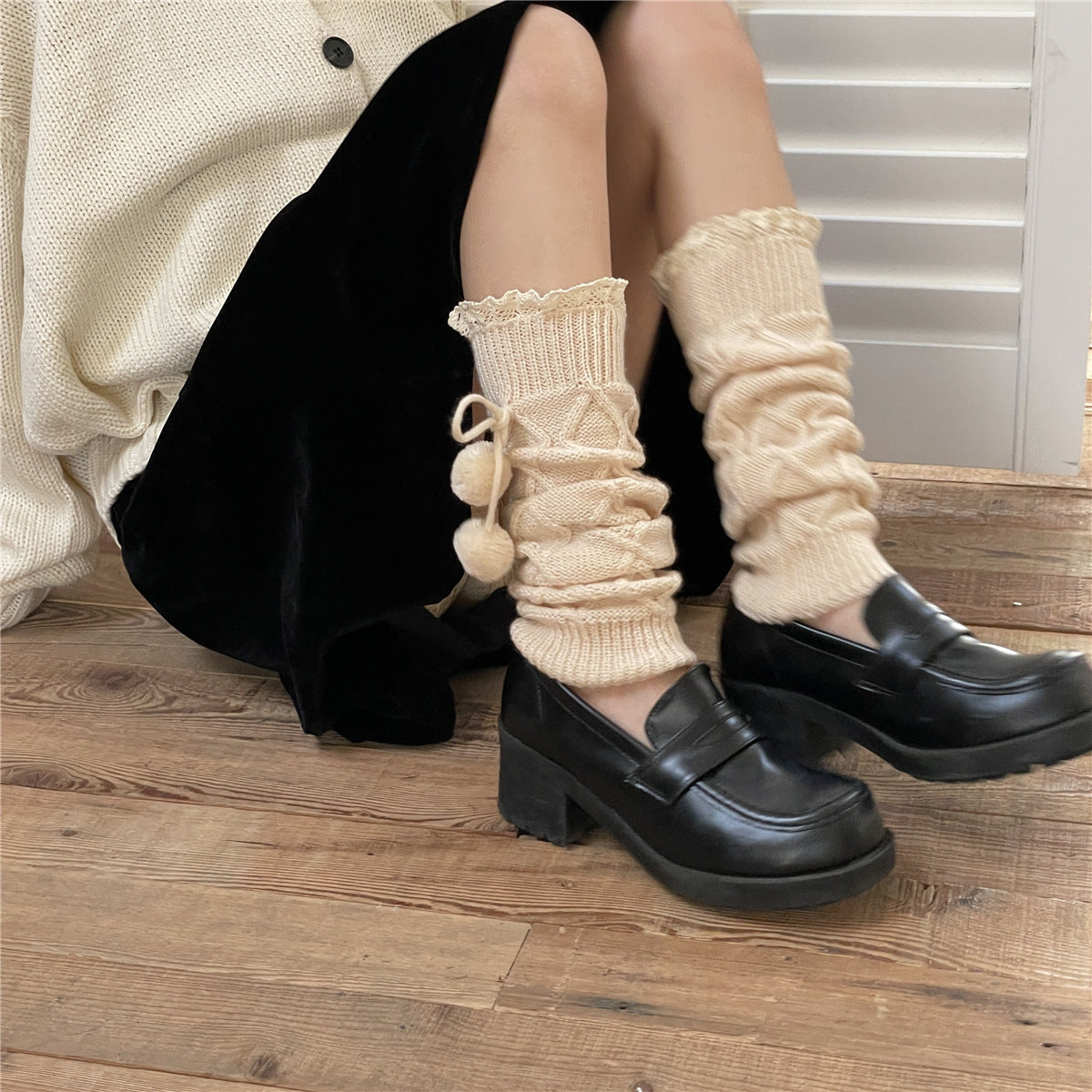 Lolita Y2K Lace Line Leg Warmer