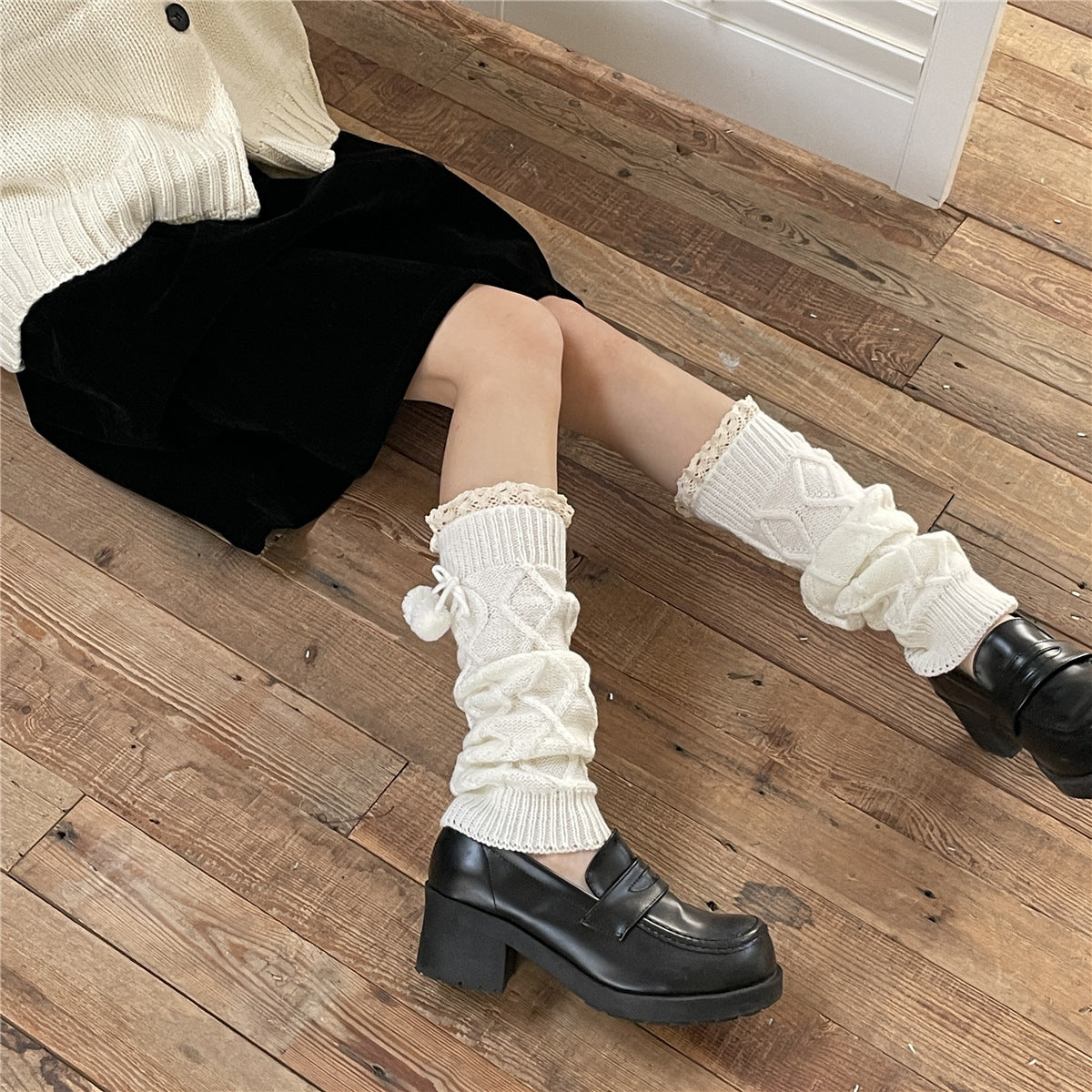 Lolita Y2K Lace Line Leg Warmer