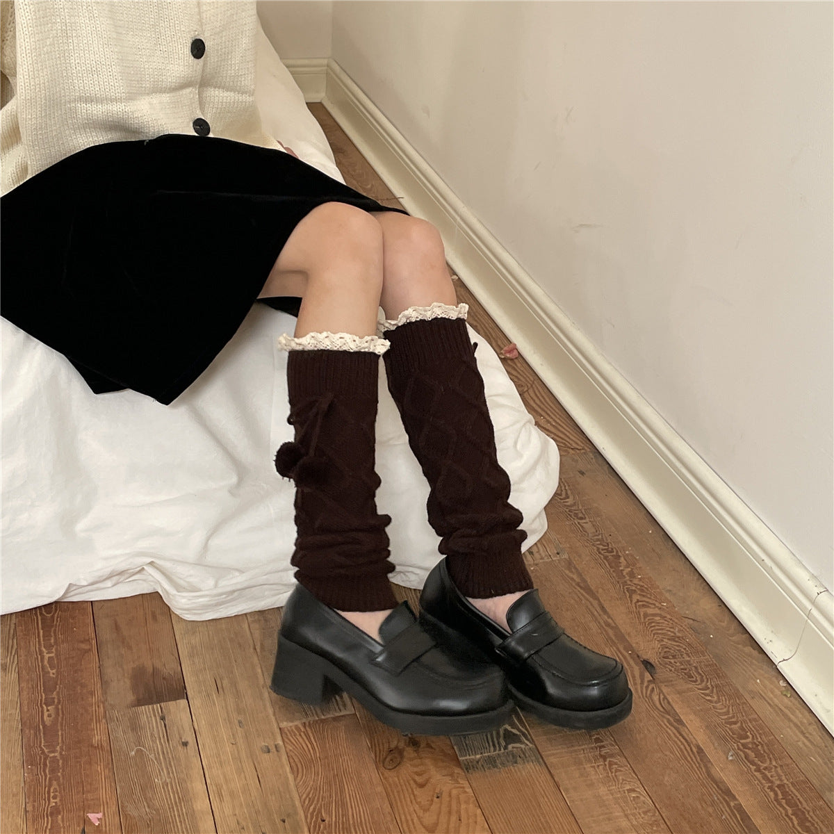 Lolita Y2K Lace Line Leg Warmer