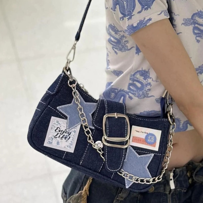 Yeehaw Star Denim Bag