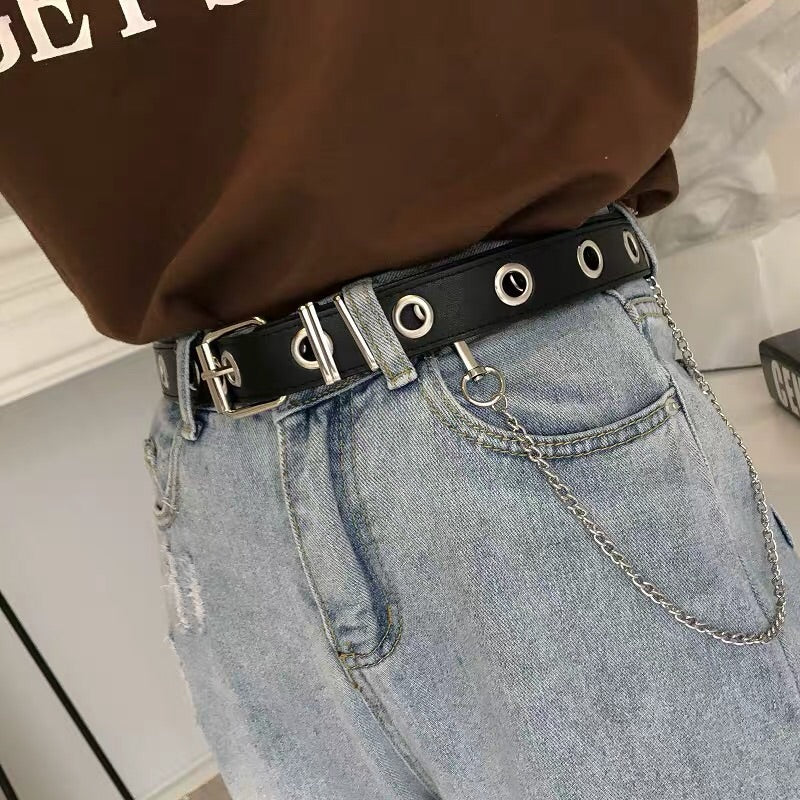 Single Grommet Chain Belt ⛓️